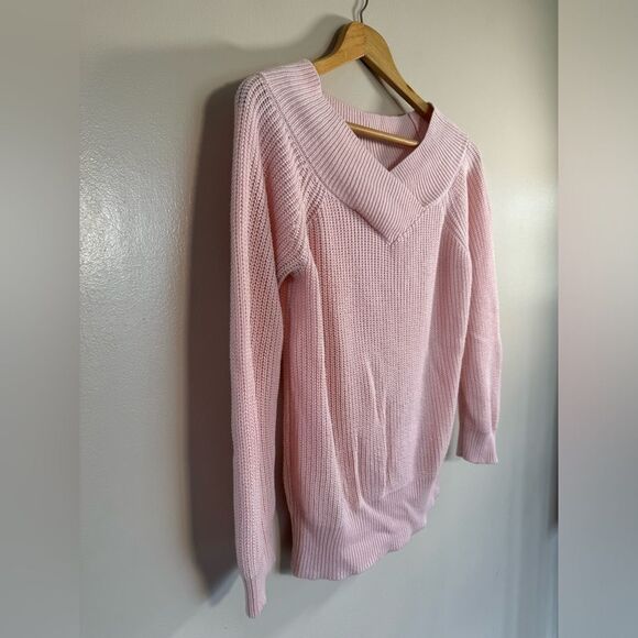 SALE! Pink New York & Co Knit Sweater Size S EUC - Picture 3 of 5